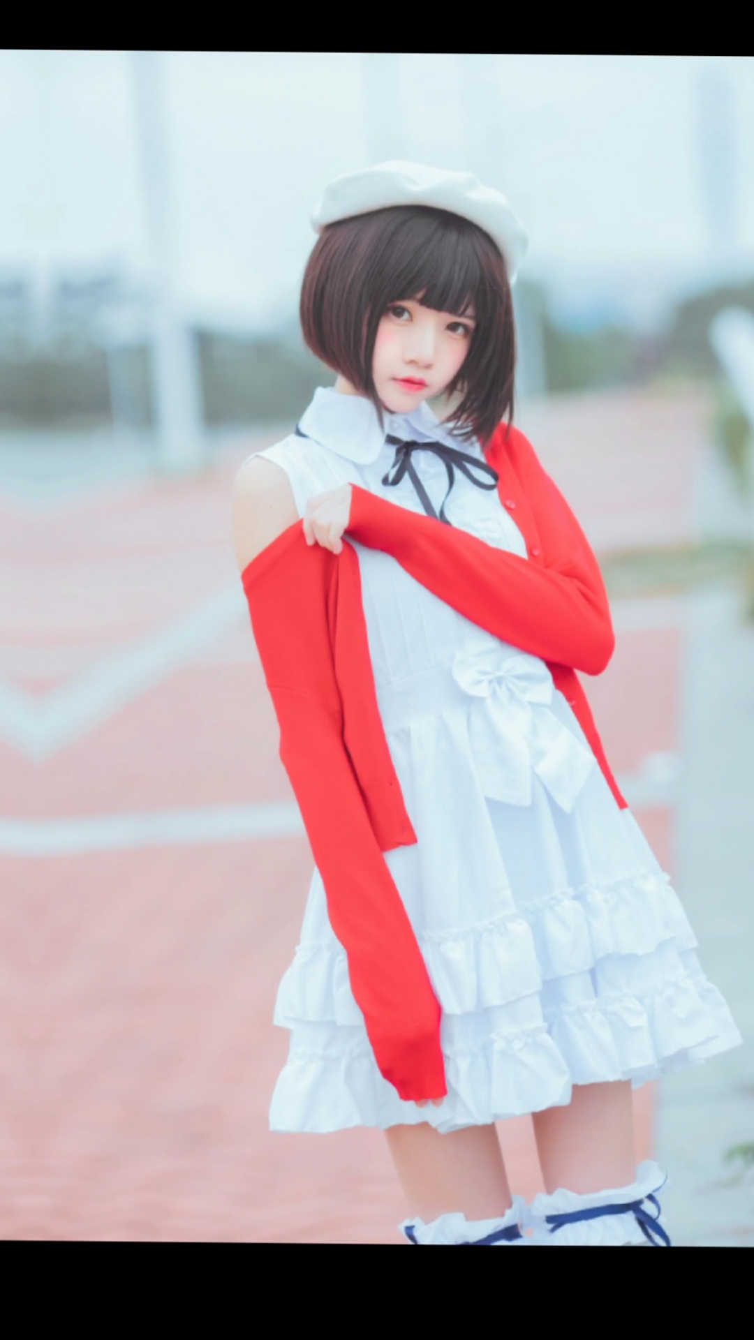 最强cosplay挑战赛桜桃喵美少女cosplay写真加藤惠常服