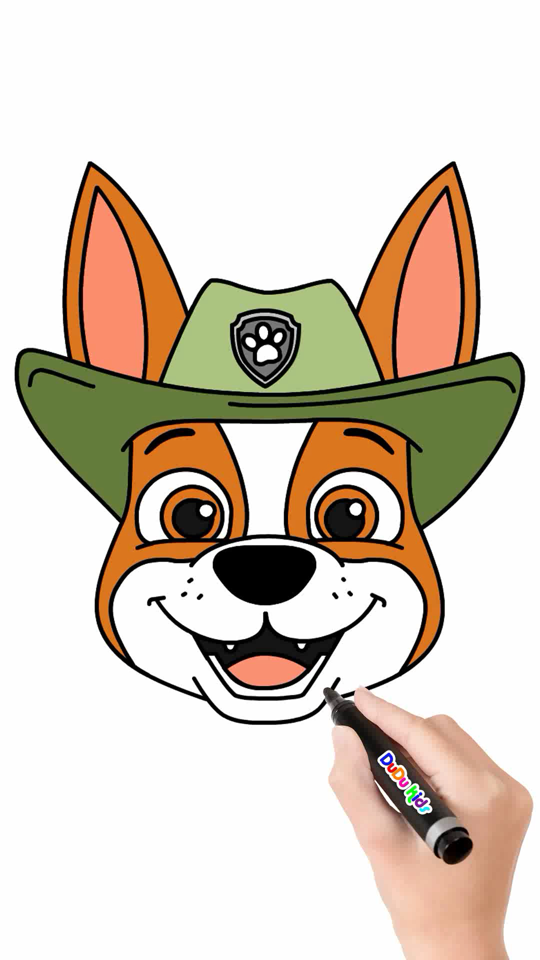 汪汪队#怎样画汪汪队小克简笔画狗狗巡逻队绘画宝宝学画画少儿檬貂