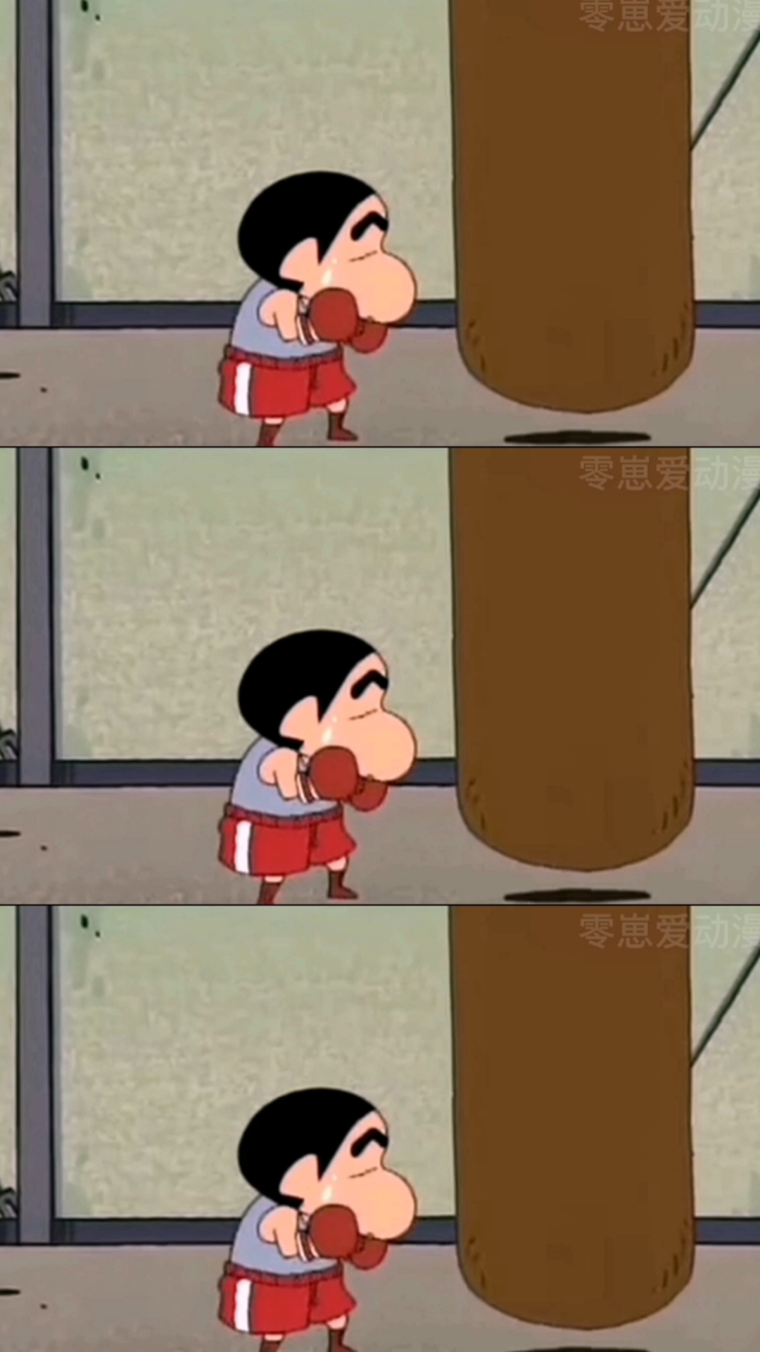 蜡笔小新#小新苦练拳击,只为了给好兄弟报仇!-度小视