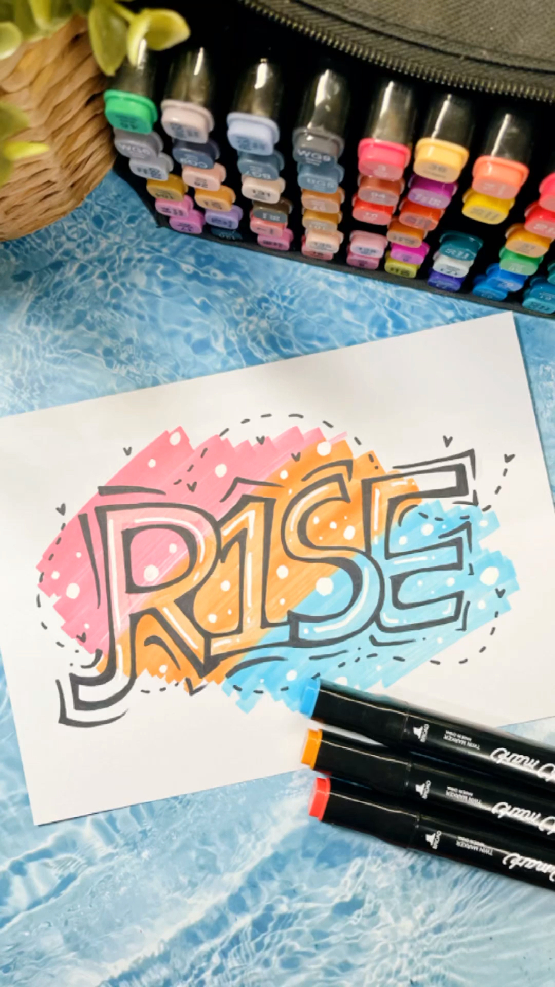 艺术字r1se手绘pop艺术字来喽一起写