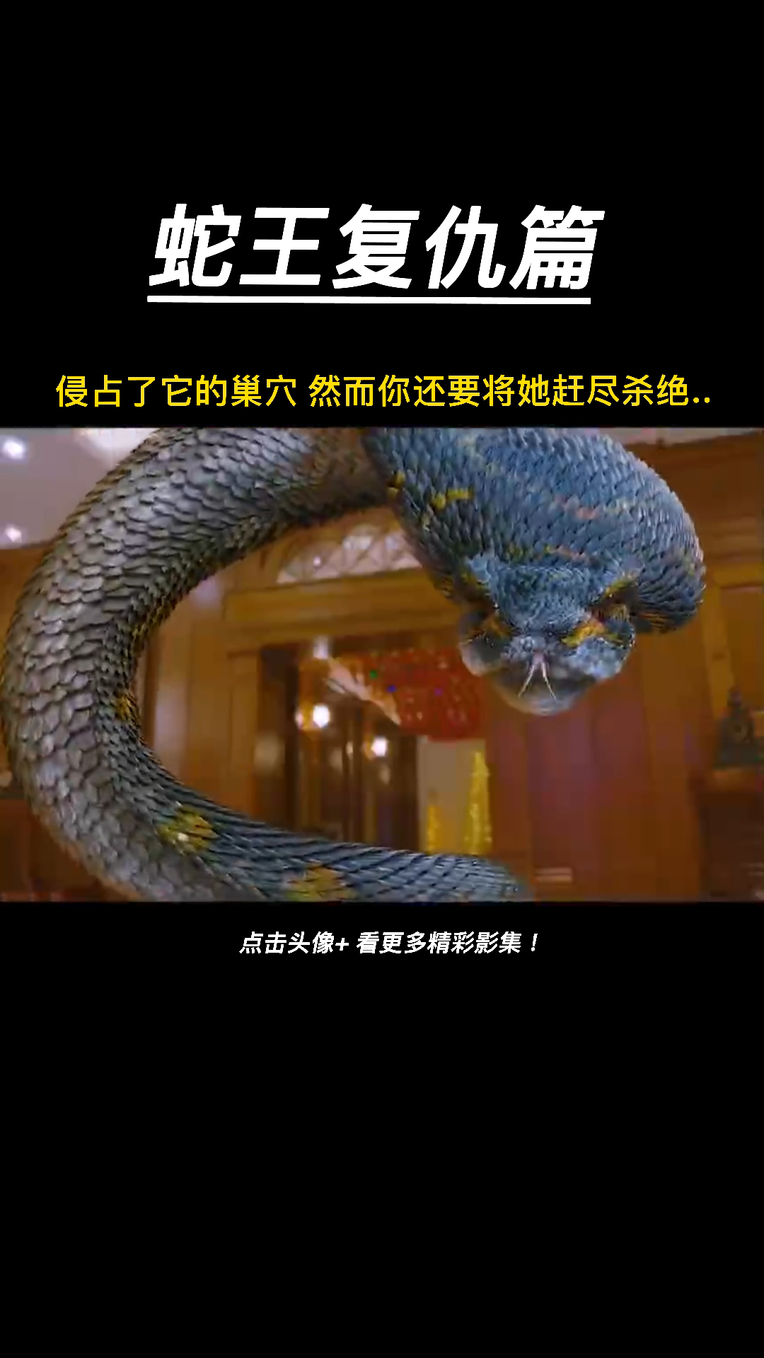 变异狂蟒2人性永无止尽的食贪婪最终只会毁灭自己蛇王复仇篇上