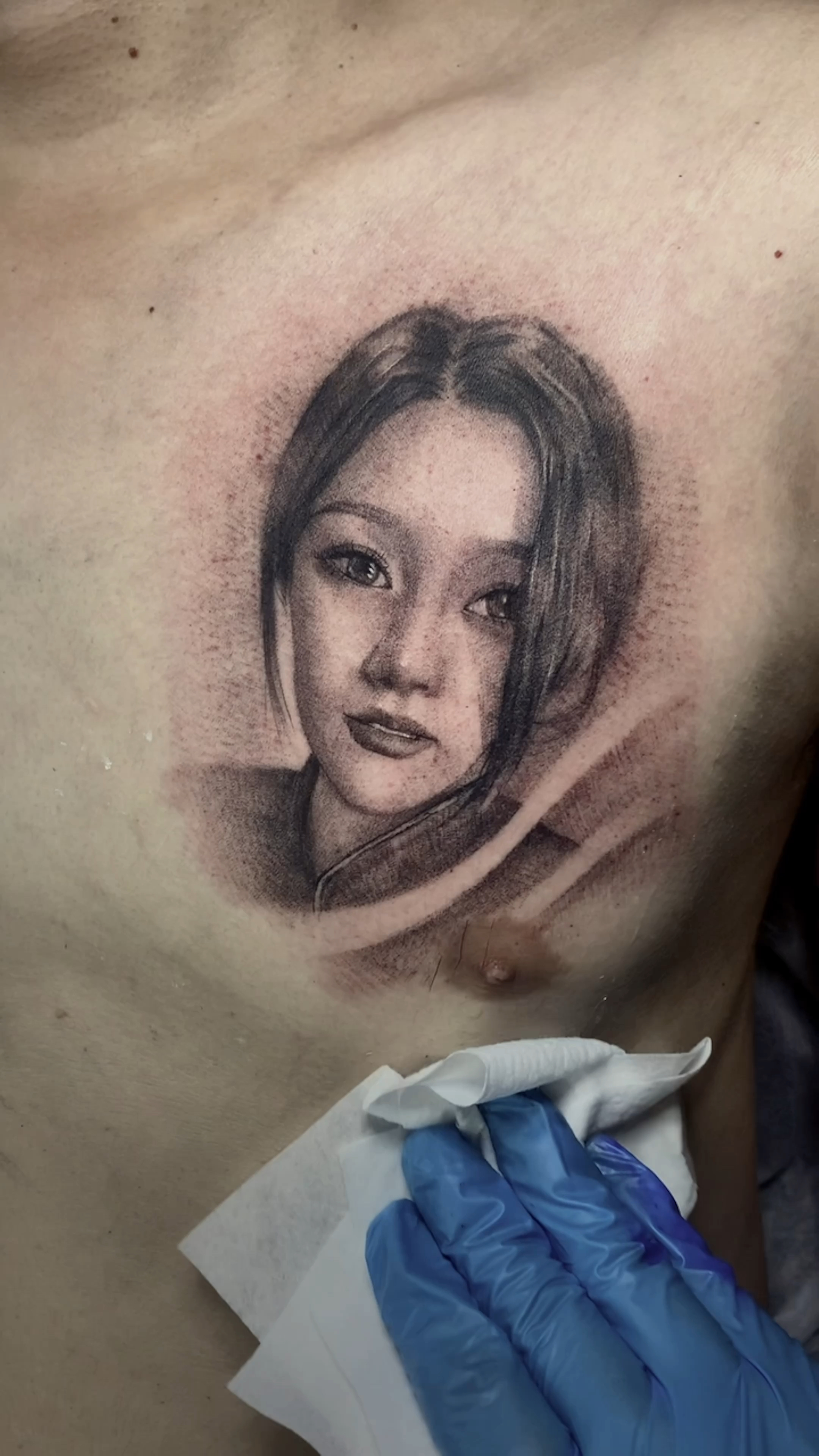 纹身自家媳妇纹身上怎么啦你会把自己对象纹在身上吗