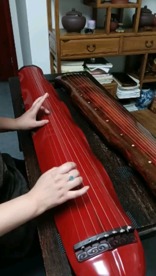 古琴#情雅集主题曲《痴情冢》手机随拍