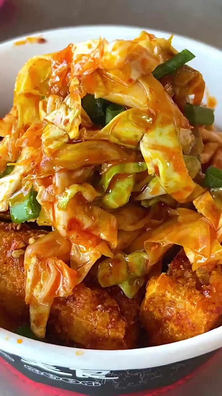 家乡特色美食#新版泡菜臭豆腐,鲜香麻辣,臭豆腐的鲜香加上泡菜的酸辣