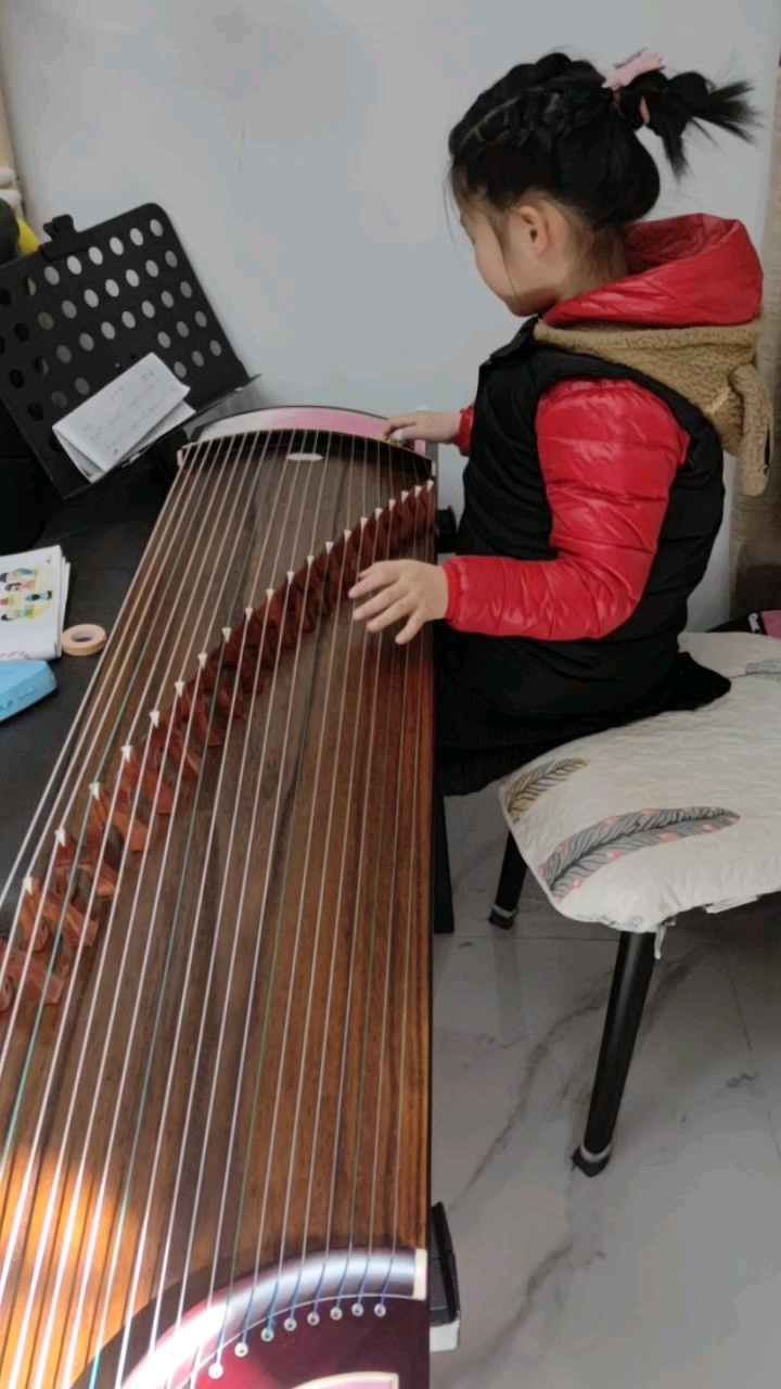 古筝练习:丢手绢