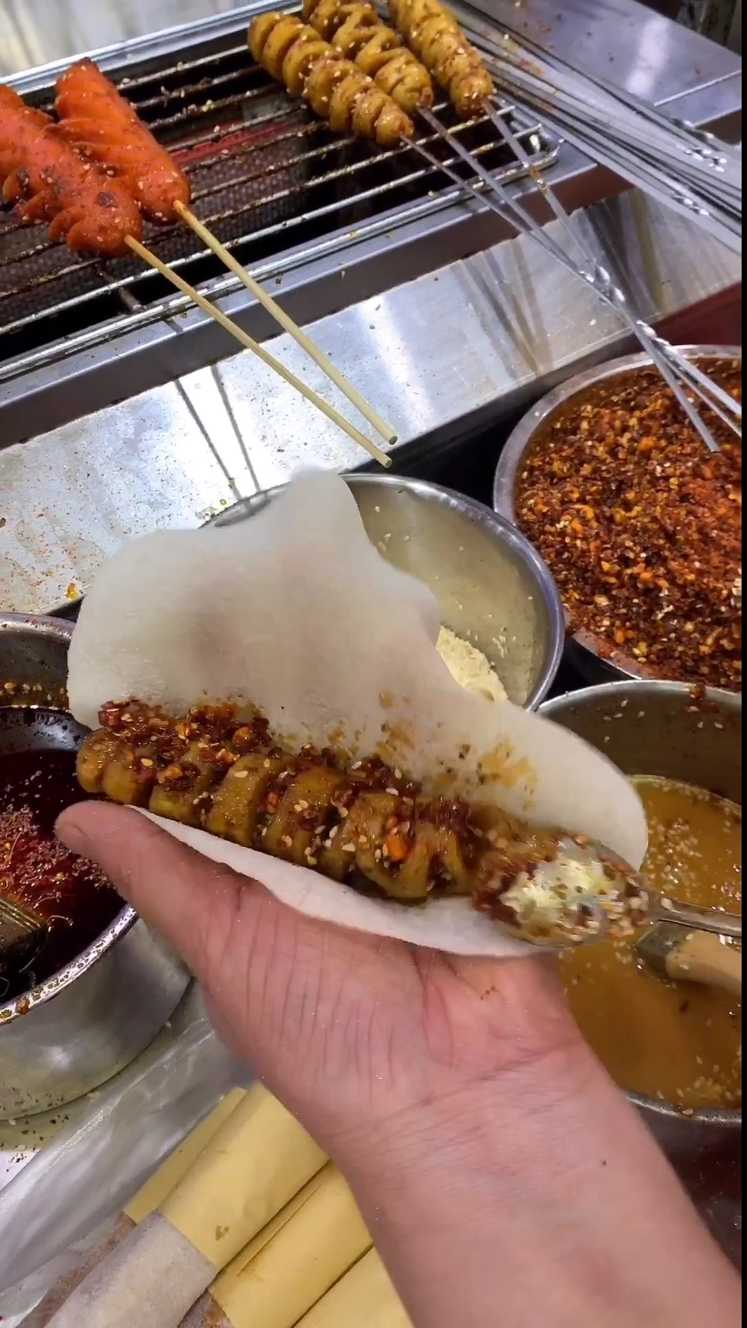 小饼卷面筋火了