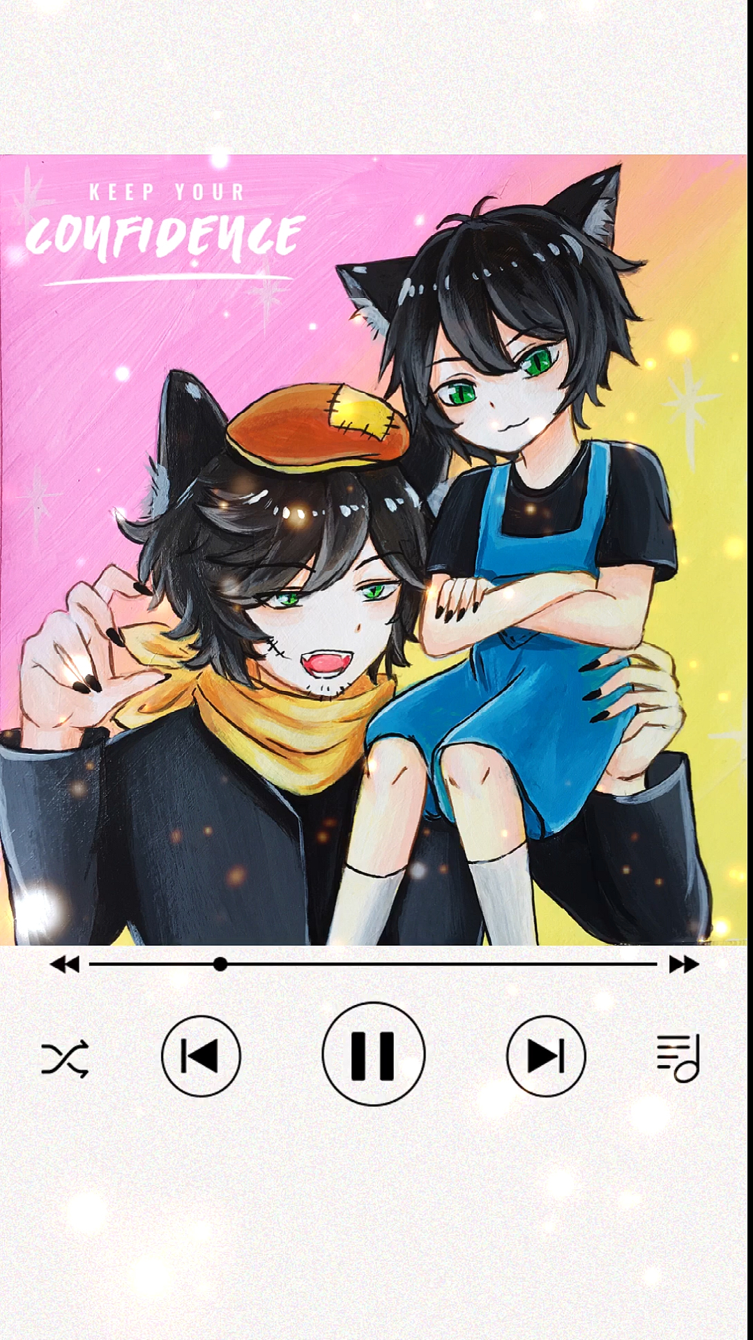 画画一对父子俩灰太狼和小灰灰