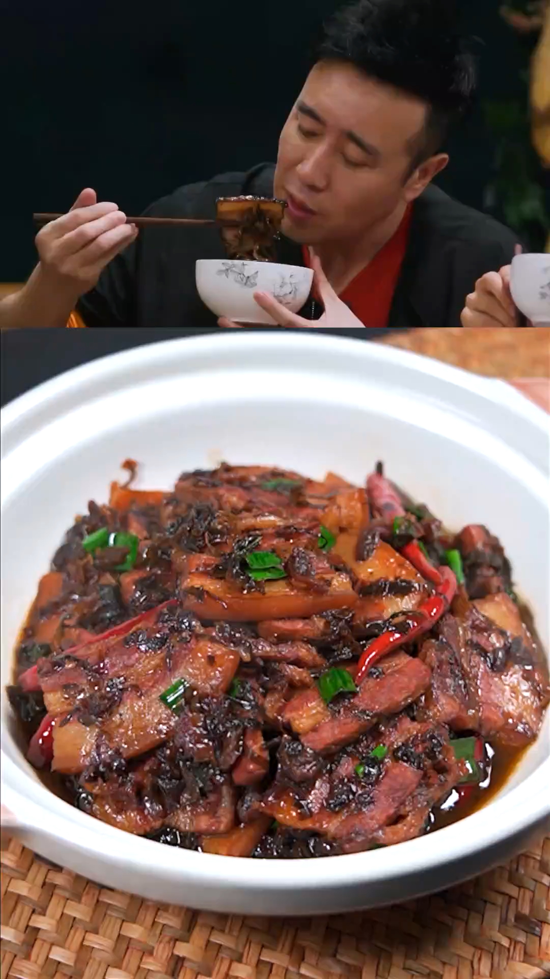 跟黄磊学做梅菜扣肉太好吃了