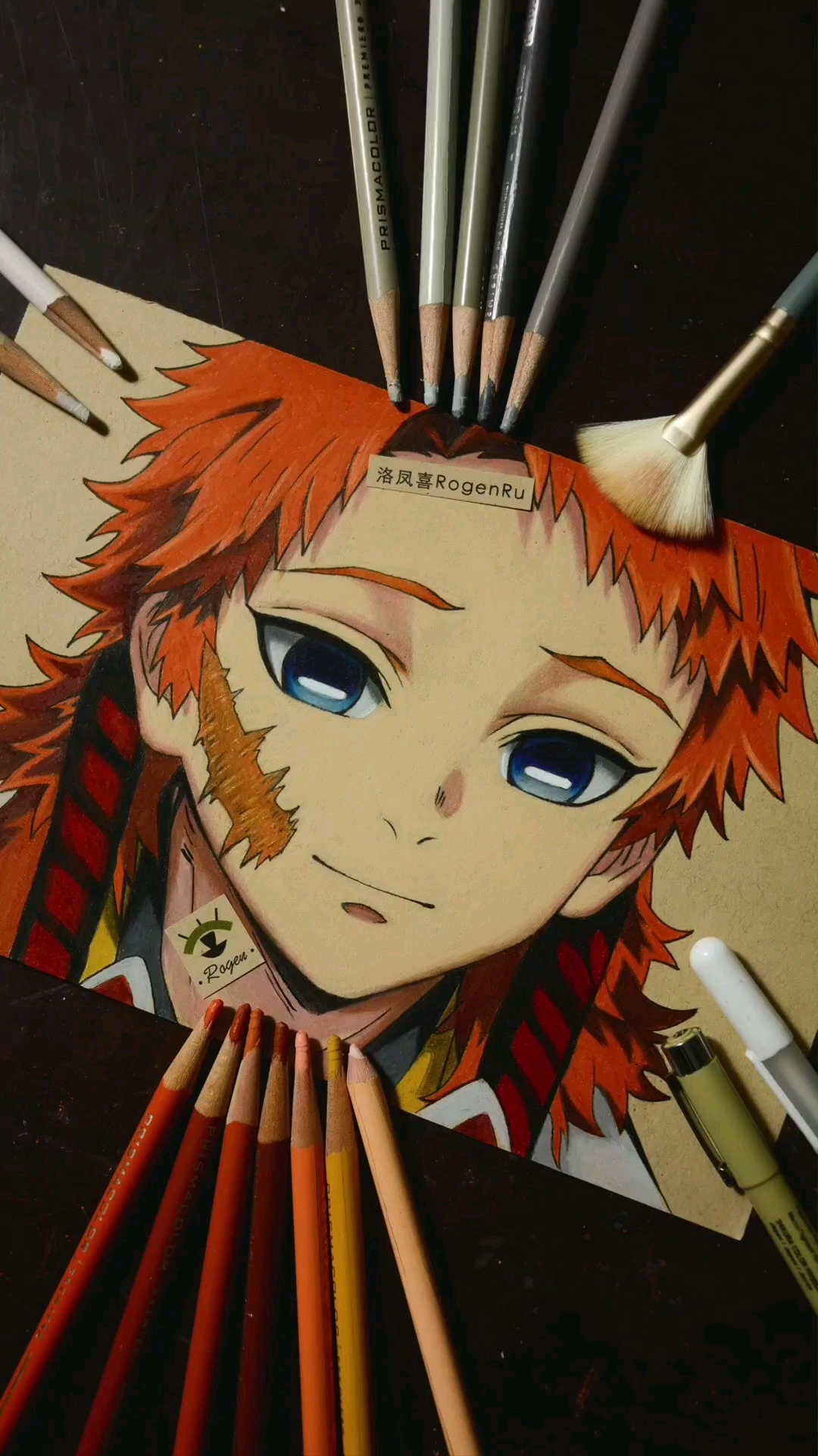 画画原来如此简单如果锖兔没有死你们觉得他会成为柱吗