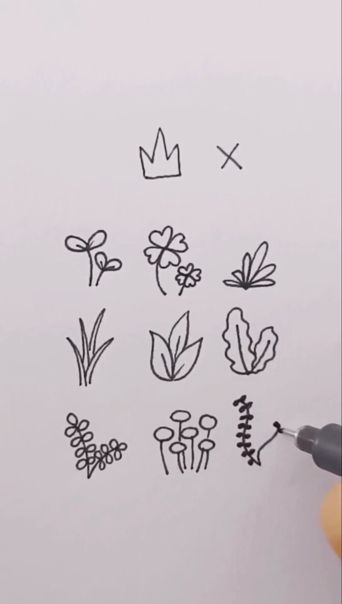 快来学画更多的小草吧,让你的画面跟别人不一样.