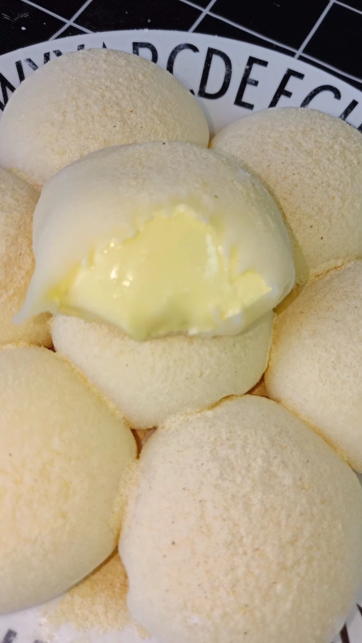 自制美食#豆乳雪媚娘了解一下@全民小助手