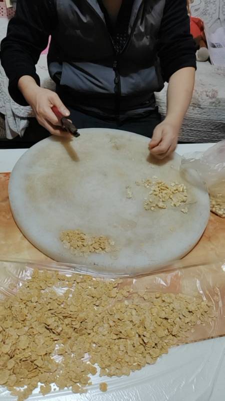 豆扁子制作过程图片