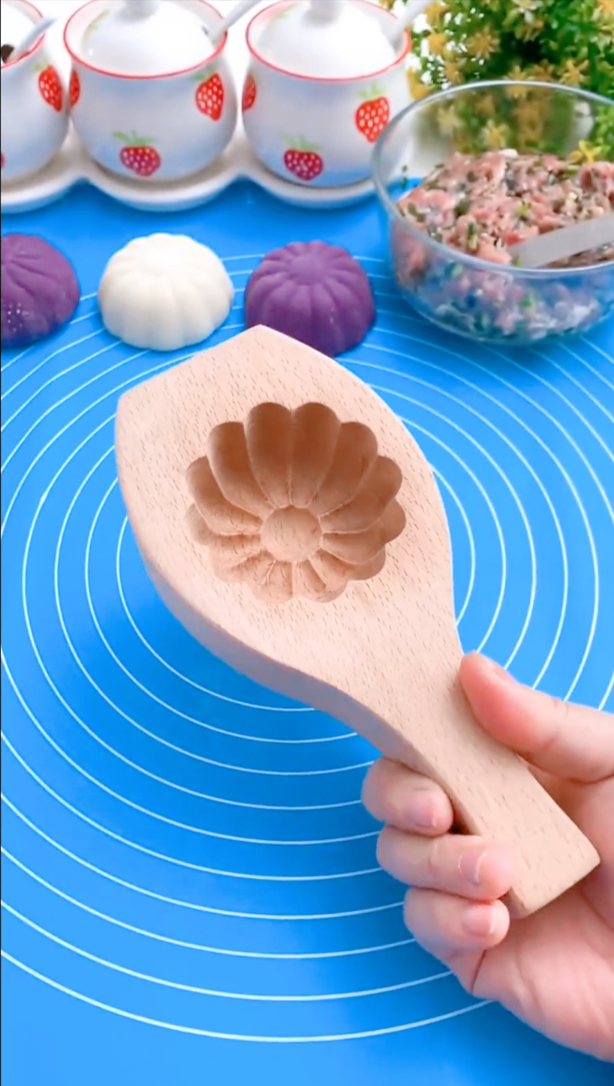 全民好物节手工包子模具面食花样鱼家用压模木质大号蒸馍花馍馍过年
