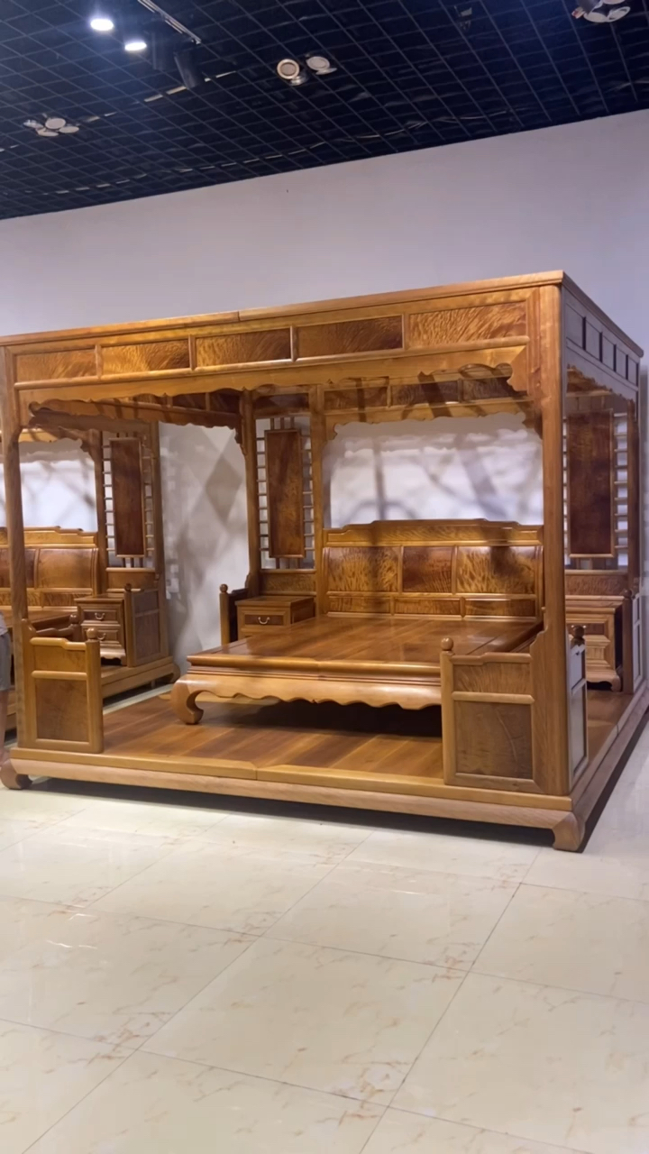 古典红木家具#千工拔步床