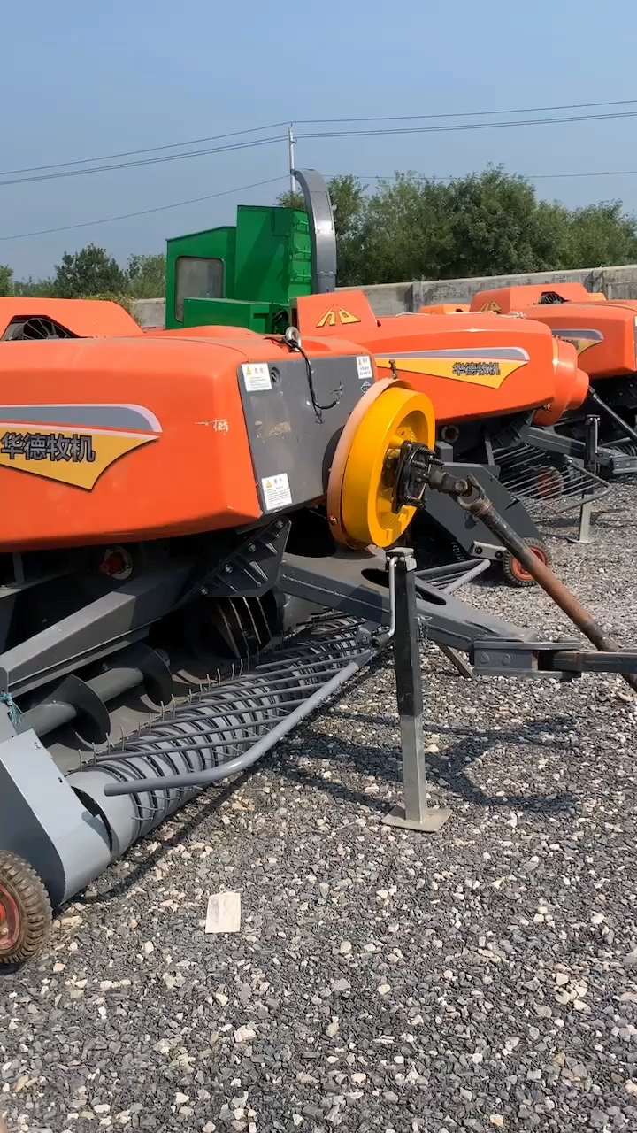 秸秆打捆机#方捆打捆机,华德牧机,二手方捆机,机器板正,全部补贴后的