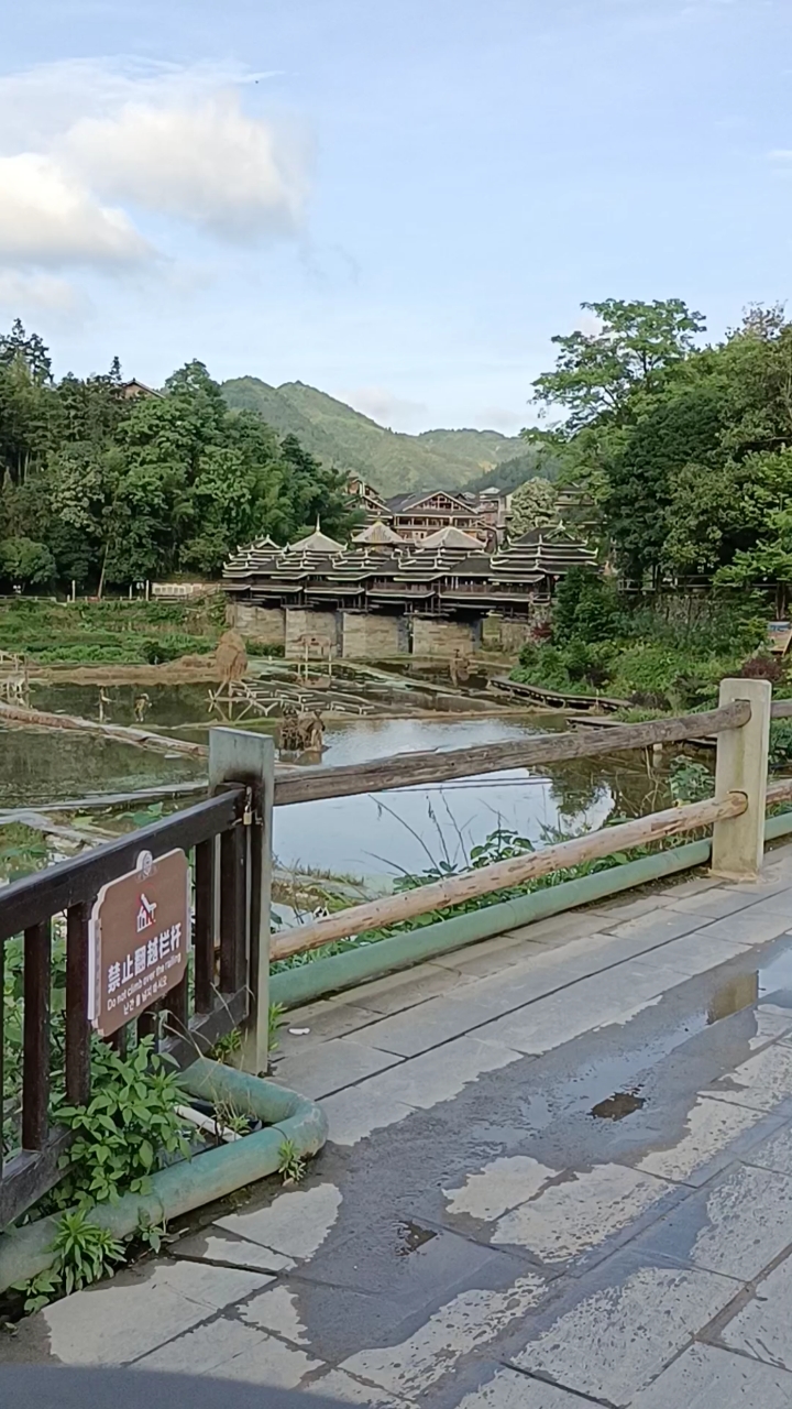 送酒景区!世界十大历史名桥之一,程阳八寨风雨桥!