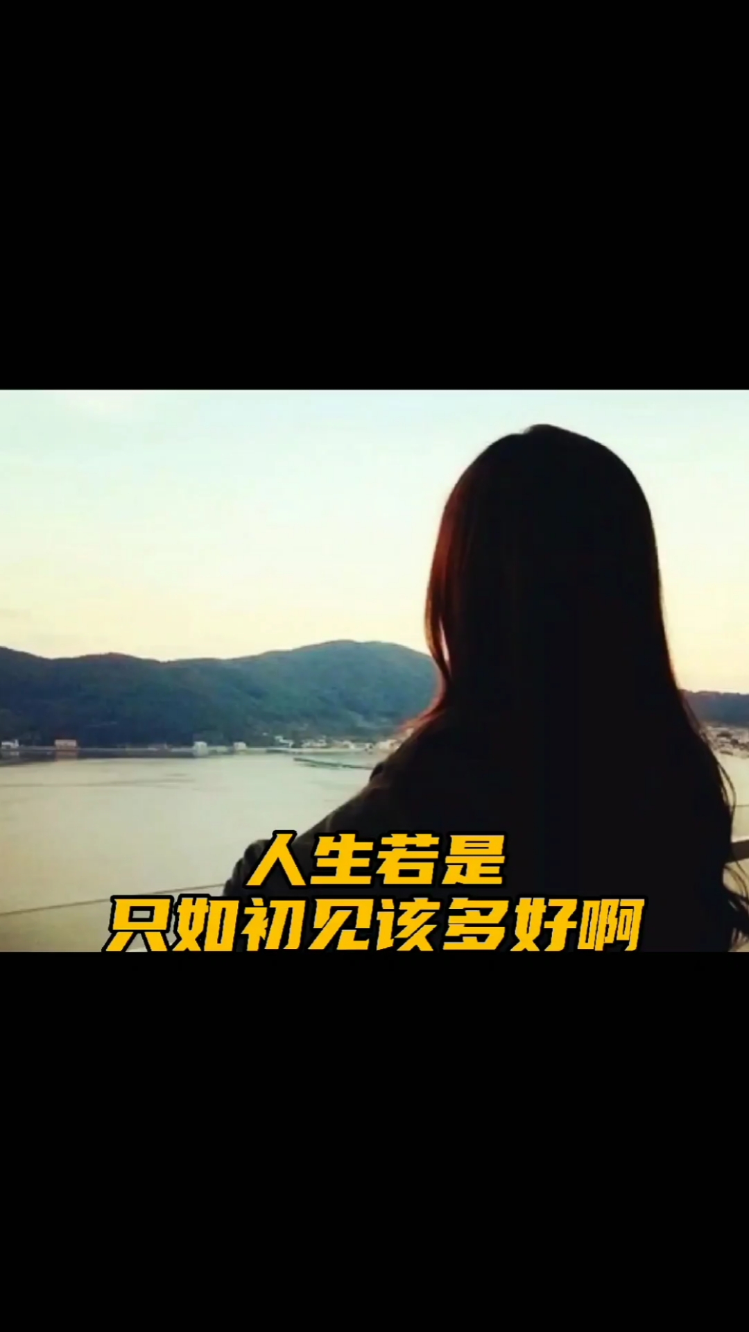 扎心情感语录人生若是只如初见改多好啊