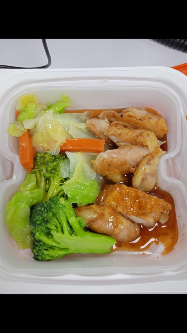 美食看中国#今天中午吃的快餐,20元一份.