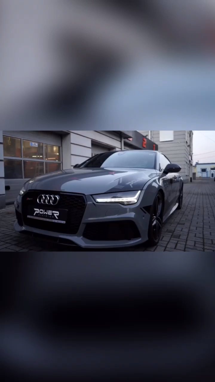 汽车#奥迪rs7当我把我尾翼升起来的时候,游戏就已经结束了!