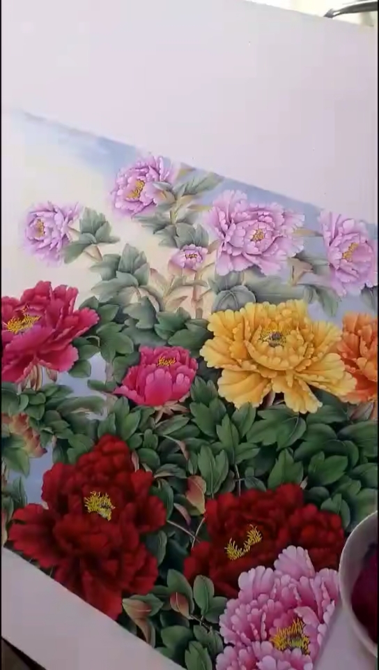 工笔牡丹#能征服人心的,永远不是价格.而是品质!