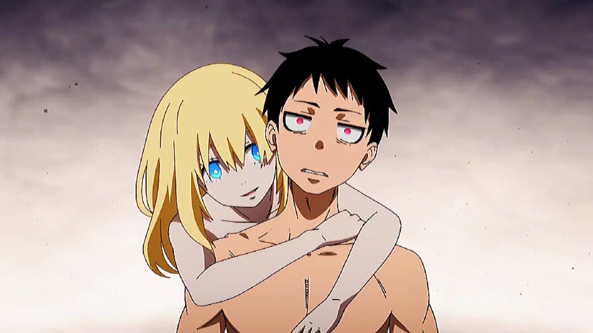 炎炎消防队#动漫森罗日下部和爱丽丝这个修女真的是第一柱嘛