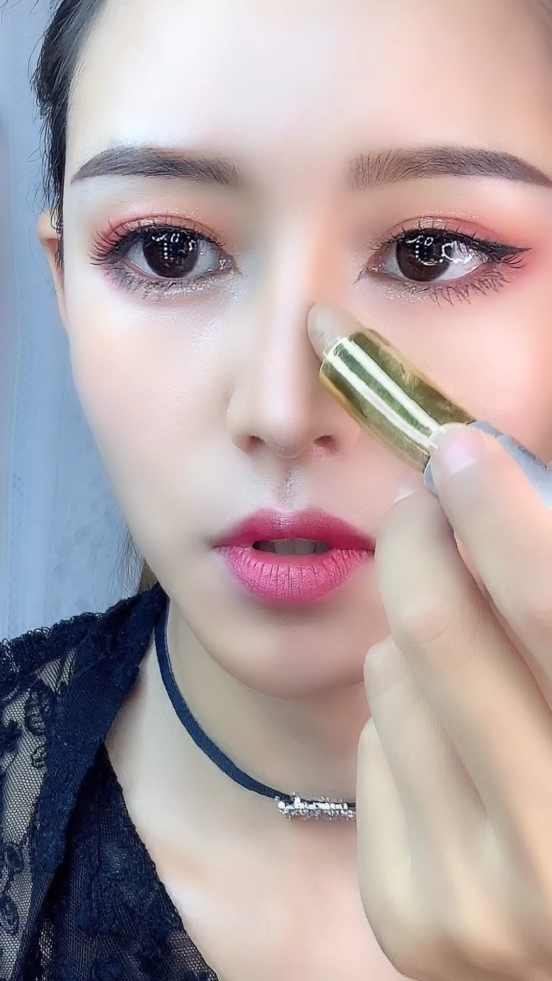 美妆分享#鼻子这样修,高鼻梁实在太完美了,你学会了吗?