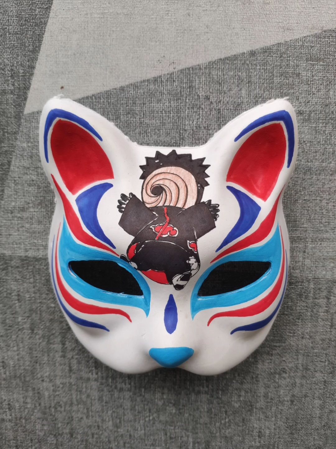 火影忍者手绘在面具上了阿飞