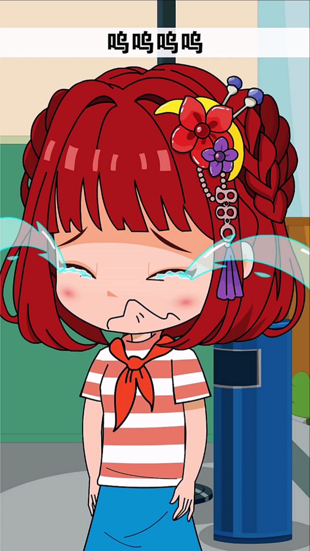 动漫#白雪为什么哭的这么伤心呢?