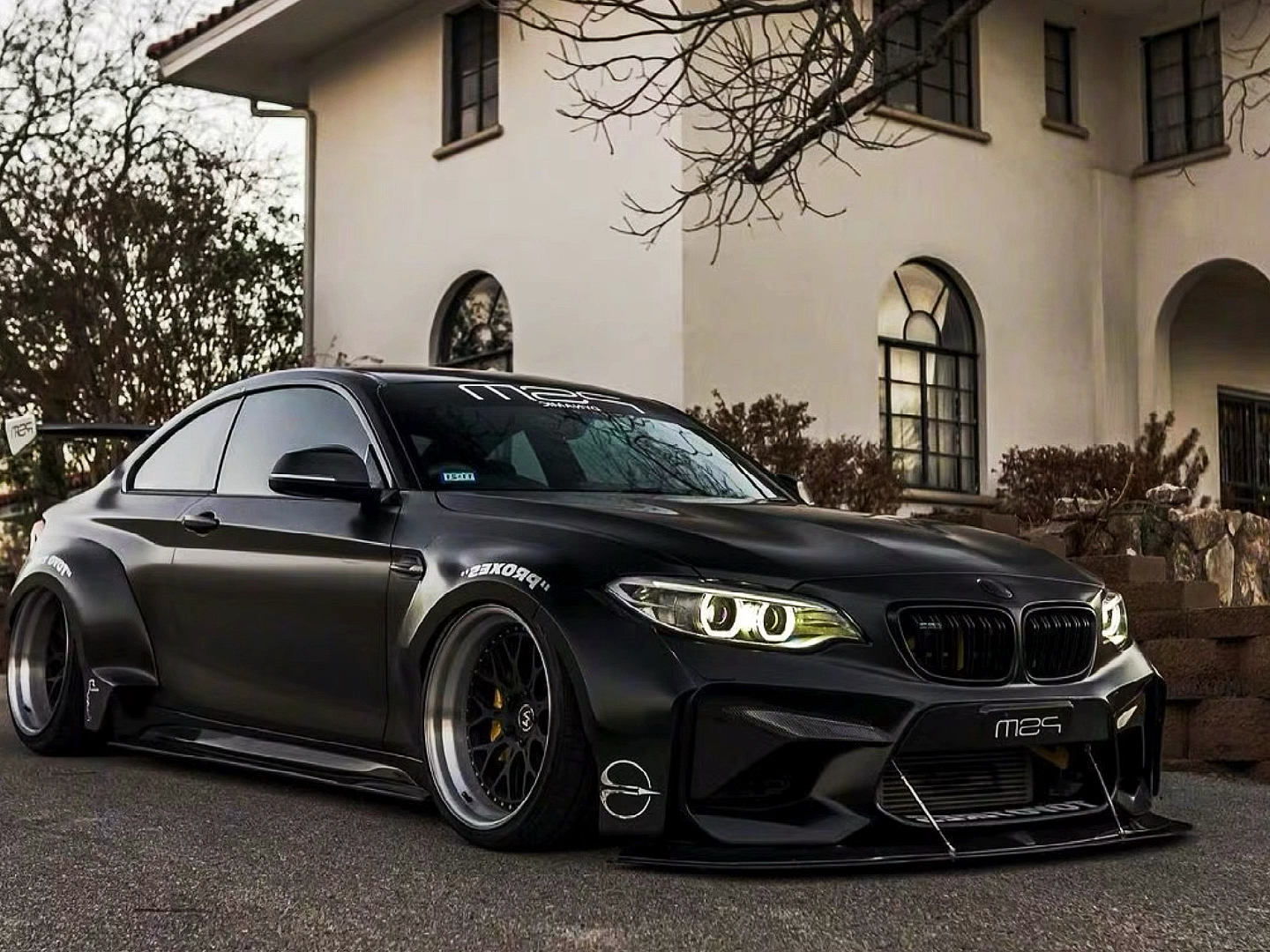 宝马#宝马m2宽体改装,太帅了吧!