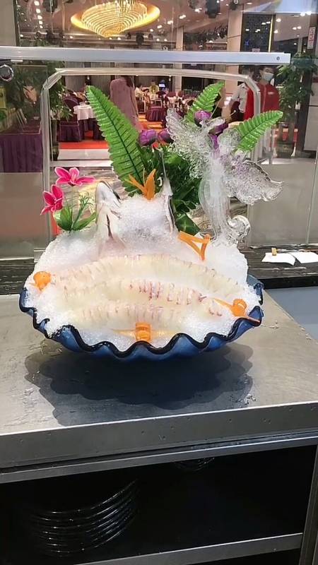 #刺身#金雕鱼刺身拼盘,希望大家喜欢!-全民小视频