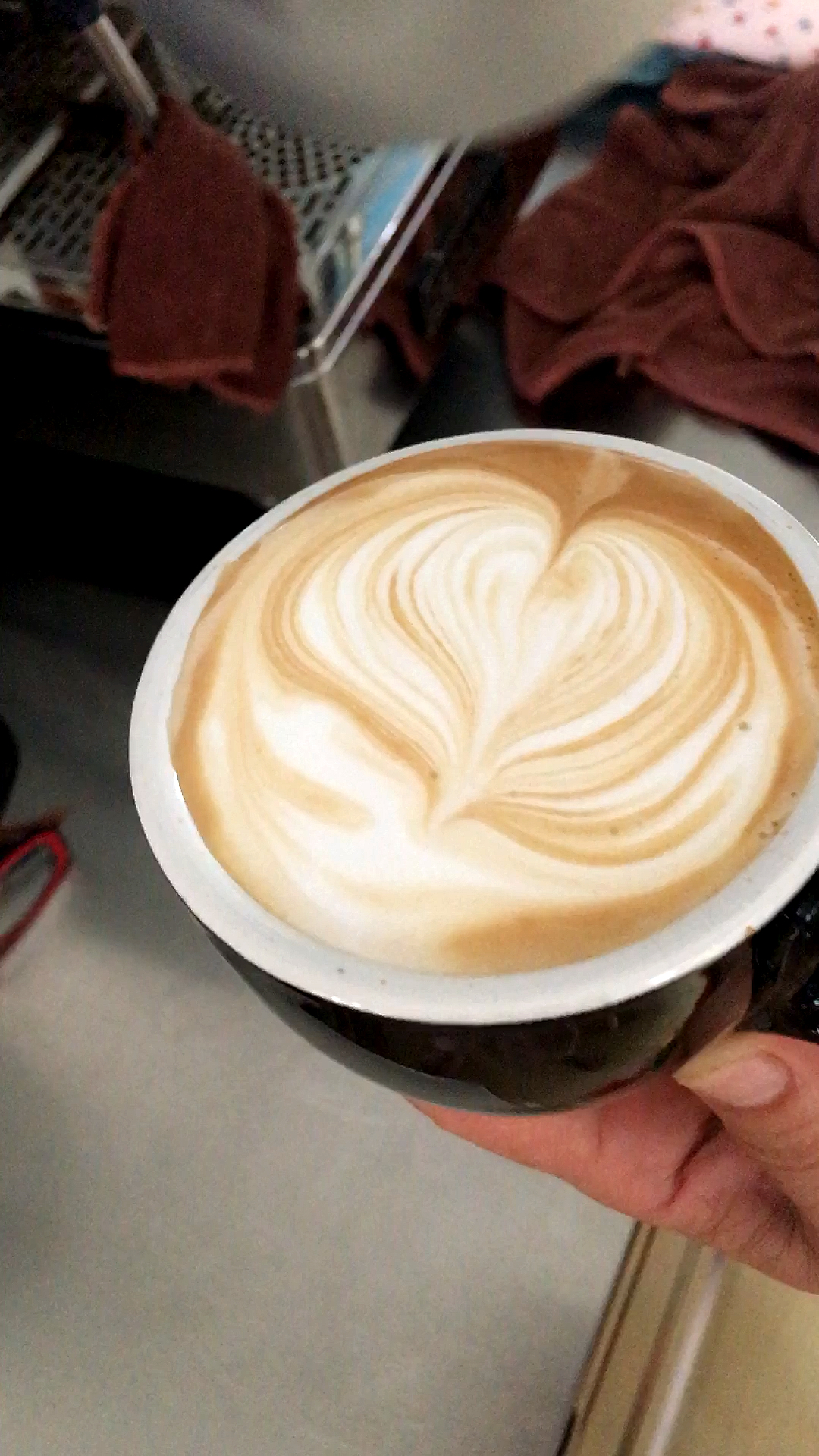 咖啡#2021年7月21号咖啡拉花练习