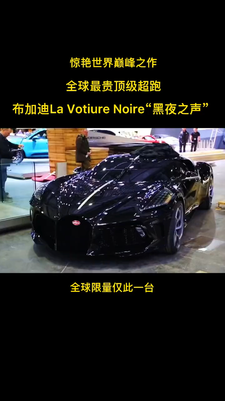 全球仅此一台的布加迪黑夜之声大家就不要点上面链接了吧我怕它的身价