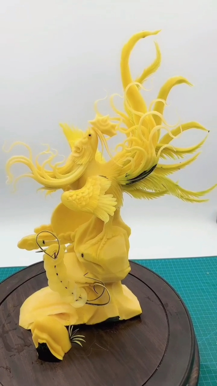 南瓜雕刻公鸡教程,希望对大家有所帮助