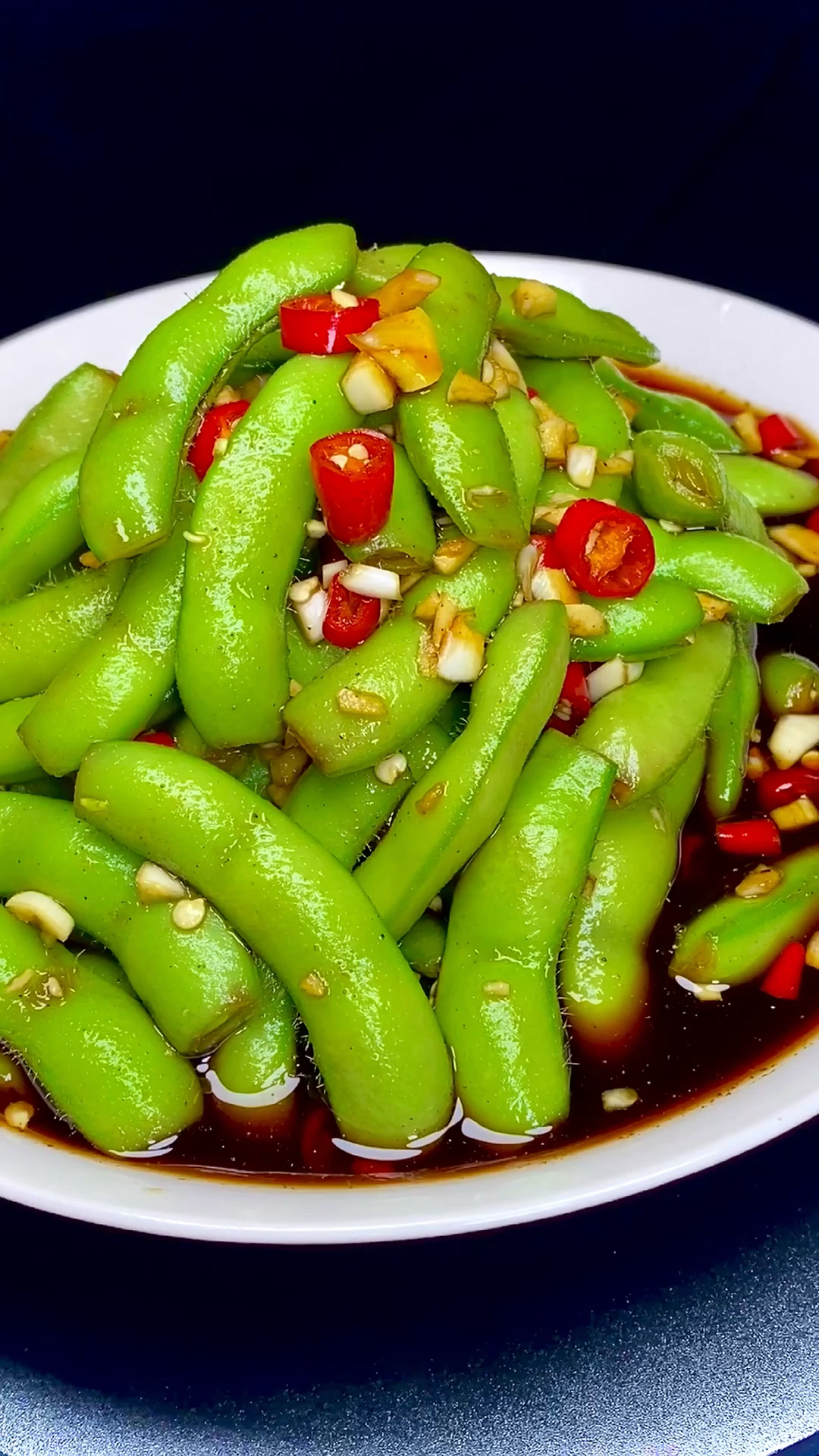 凉拌毛豆很多人煮的毛豆又不是不入味又不是发黄那是她步骤搞错了