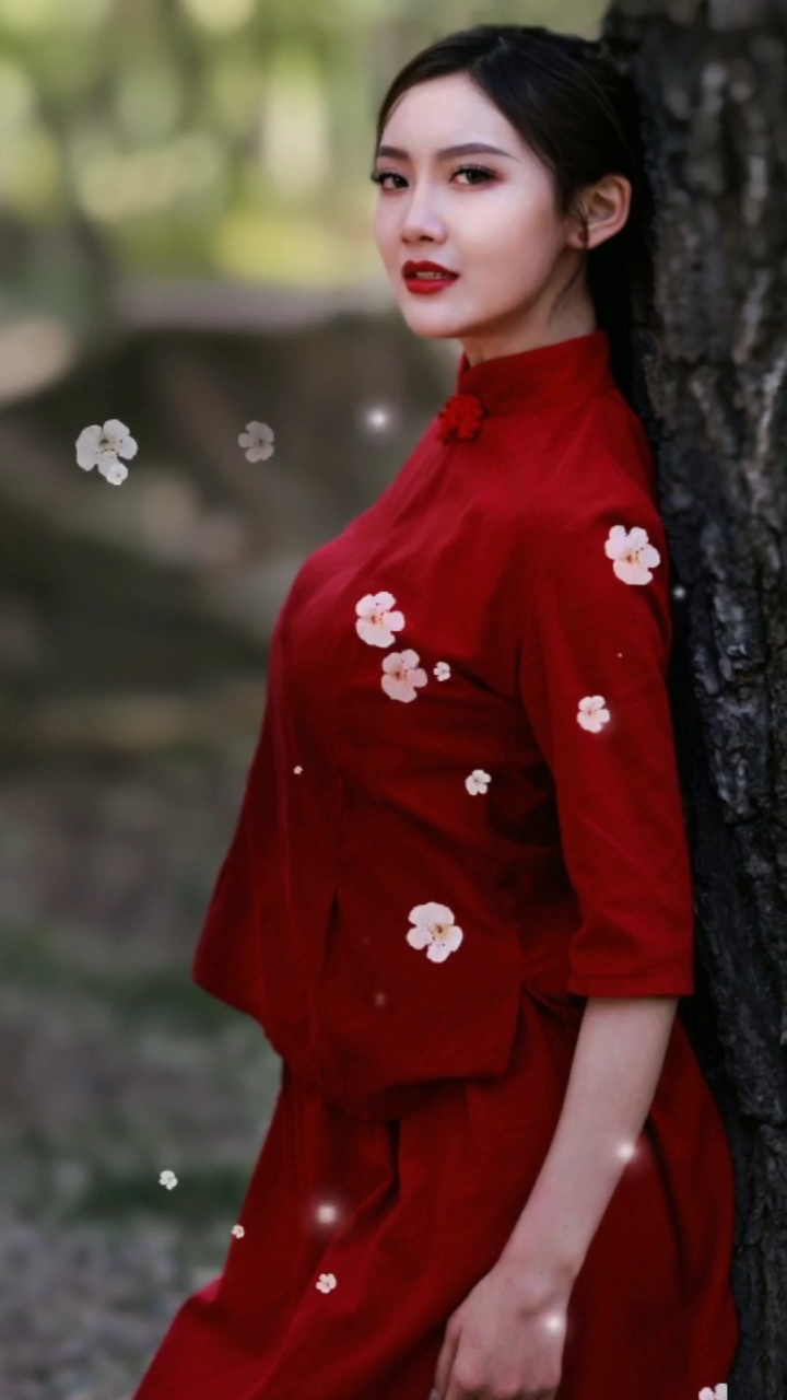 最美村姑#红衣"九儿"