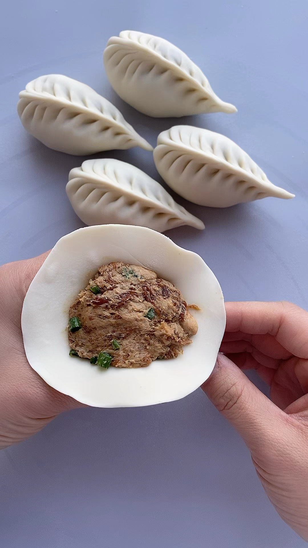 没事在家包麦穗饺子