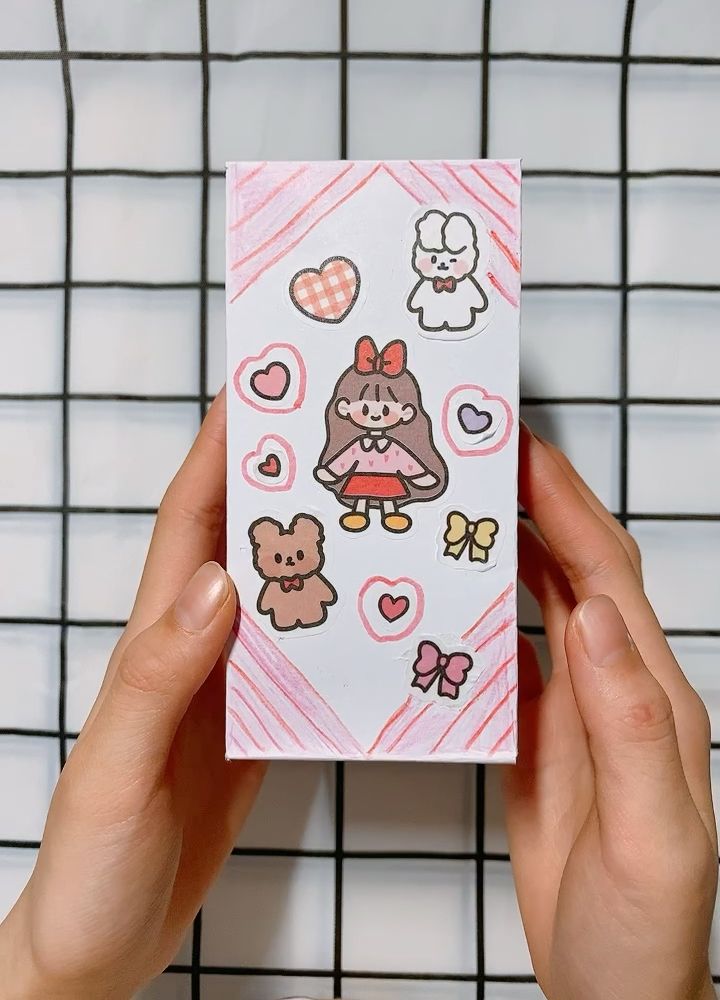 折自制盲盒#自制盲盒(拆盲盒)做的超用心78做了好久呢-度小视