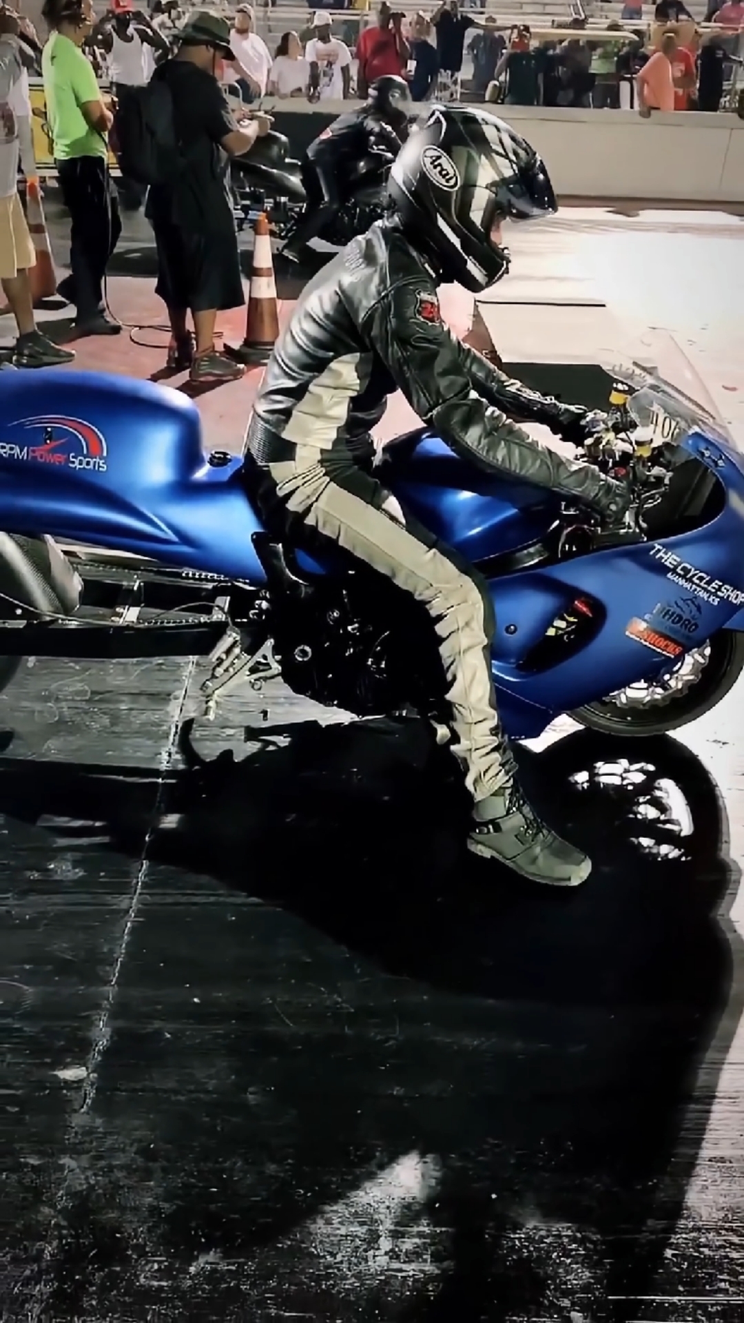 摩托车#两台摩托车弹射起步-度小视