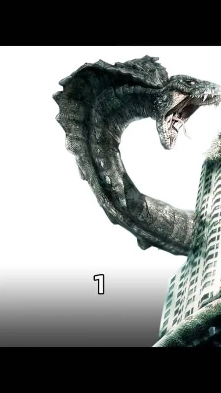 #精彩影视#变异巨蟒闯入城市寻找龙珠,吞下就能化龙-度小视