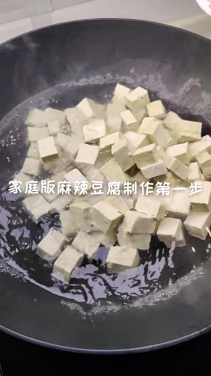 在家做个拿手菜家庭版麻辣豆腐制作过程