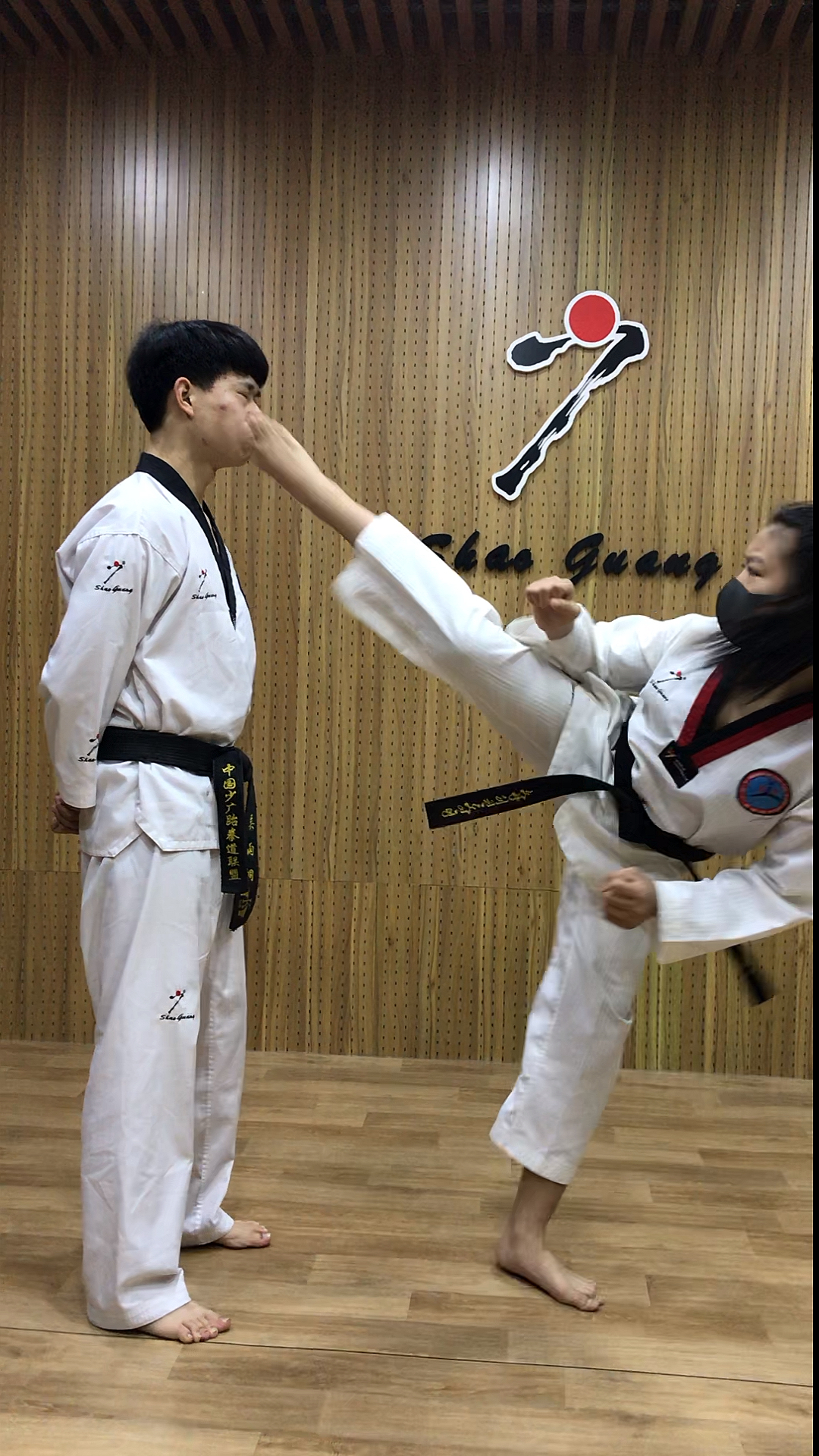 跆拳道#踢脸了找家长