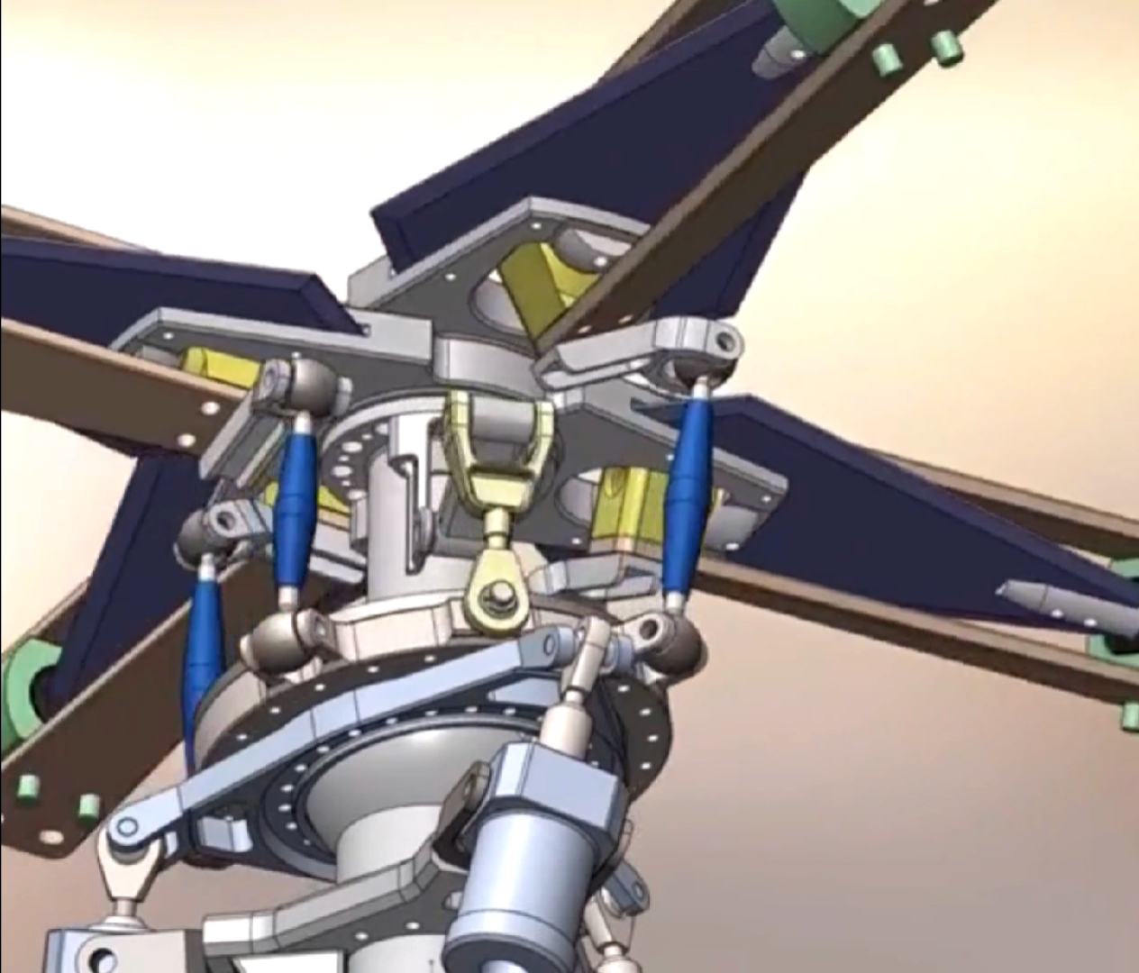 直升飞机#飞机螺旋桨构造,你看懂了吗?