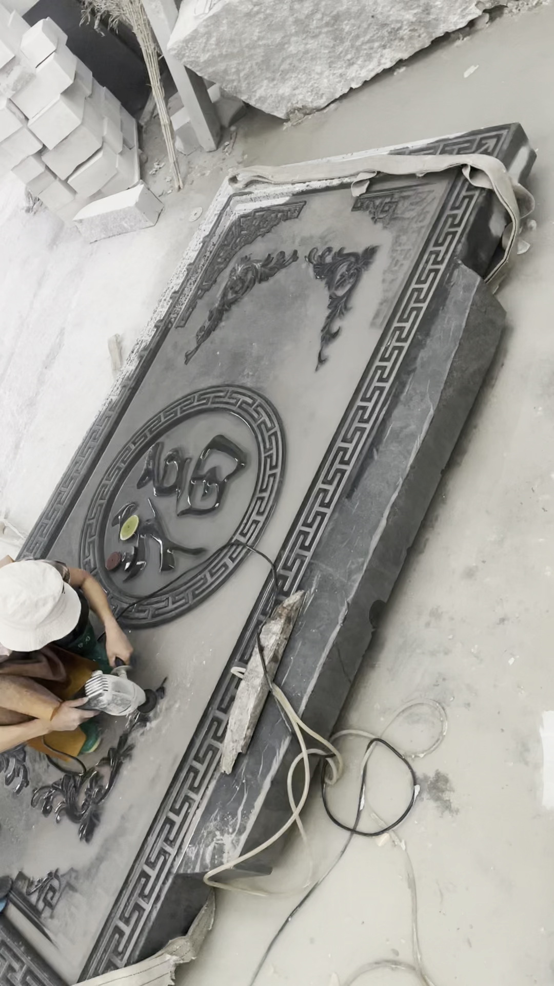 石雕影壁墙#影壁墙#花岗岩石材#浮雕影壁庭院装饰