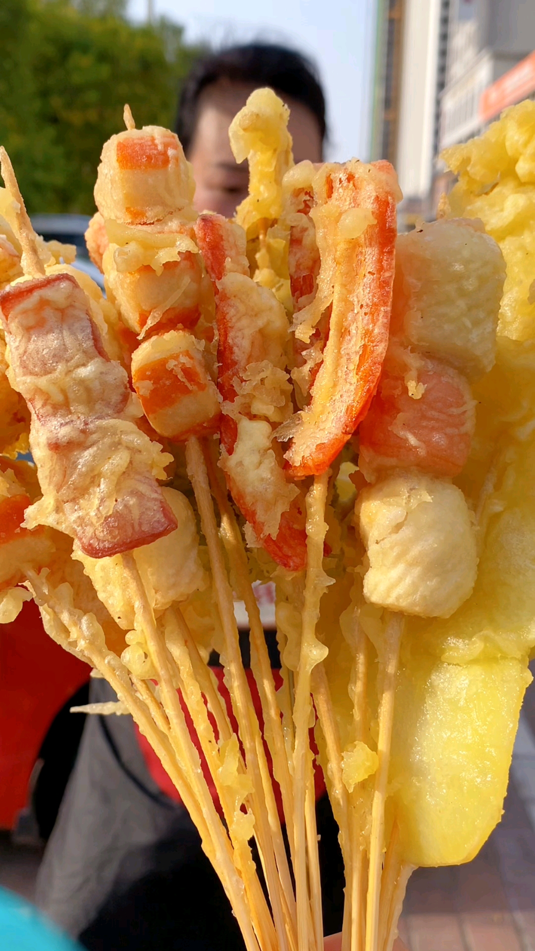 脆皮炸串#驻马店哪里教学脆皮炸串做法