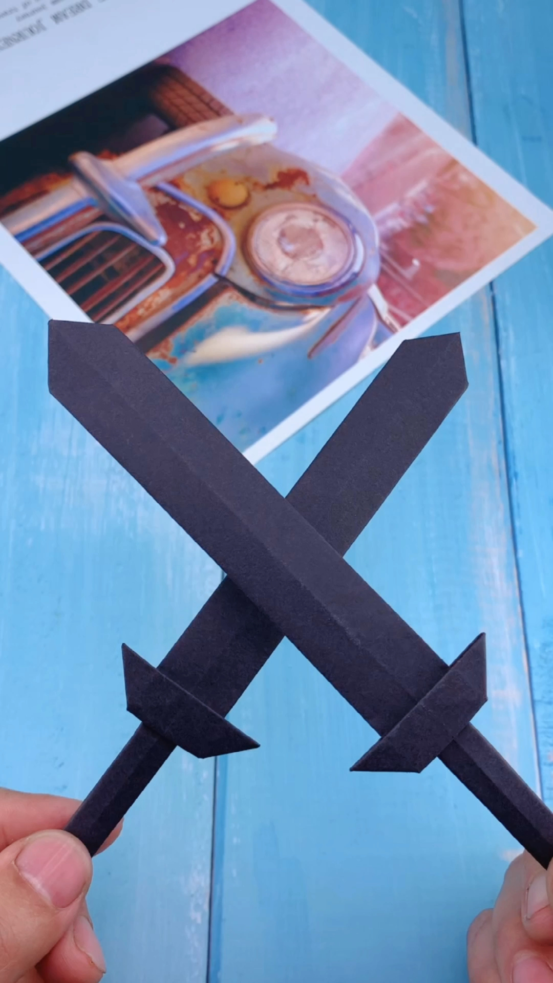 手工制作超好玩的剑快来折一把吧