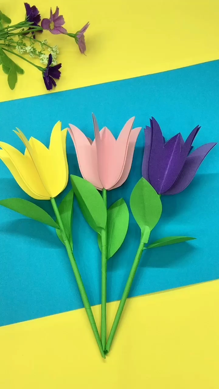 3.8手工制作花朵图片