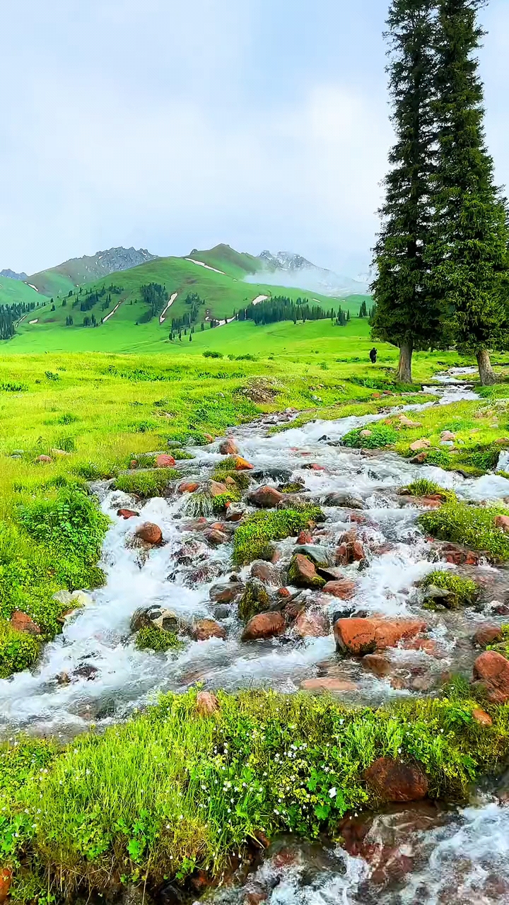 大美新疆,伊犁那拉提景区.