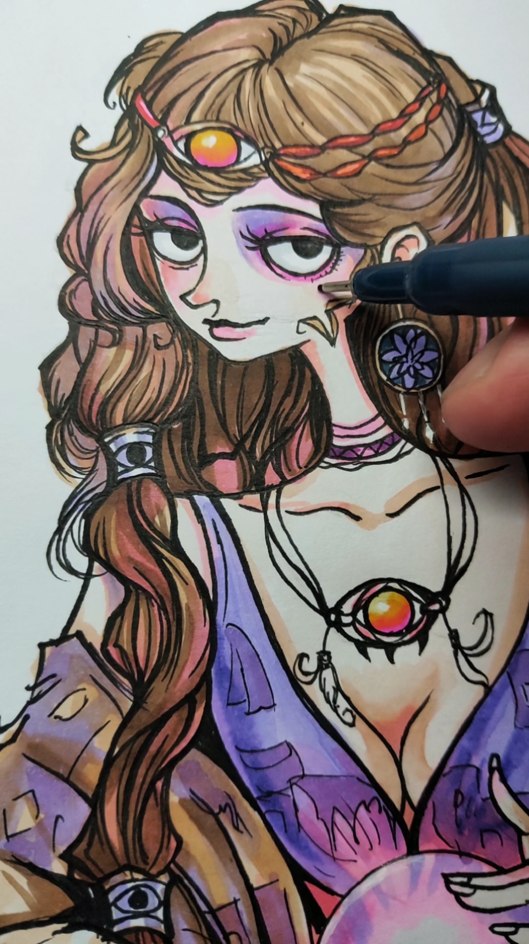 动漫手绘一步一步教你画预言家