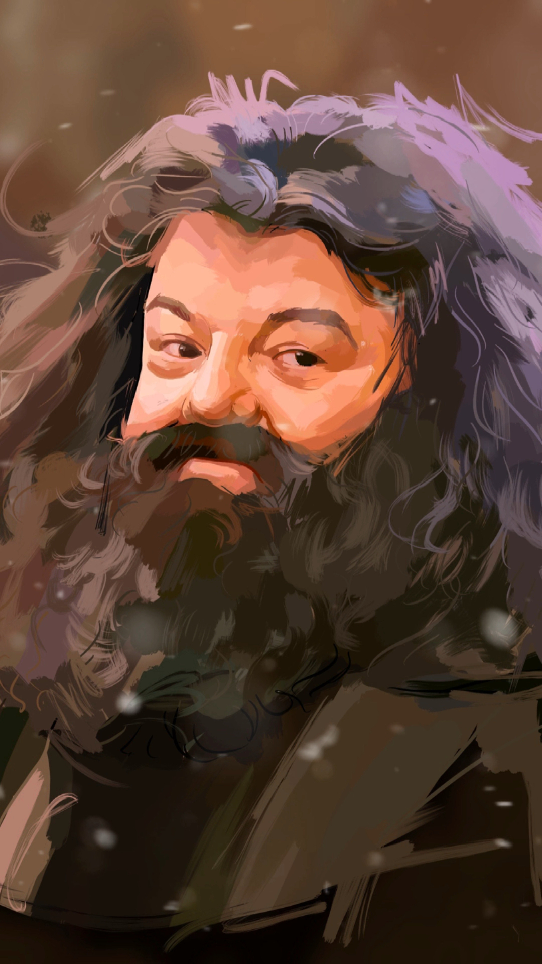 哈利波特#【手绘海格】你以为这是圣诞老人-度小视