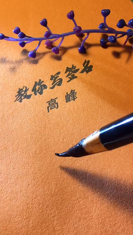 高峰你的签名好了请惠存,留名的越来越少?